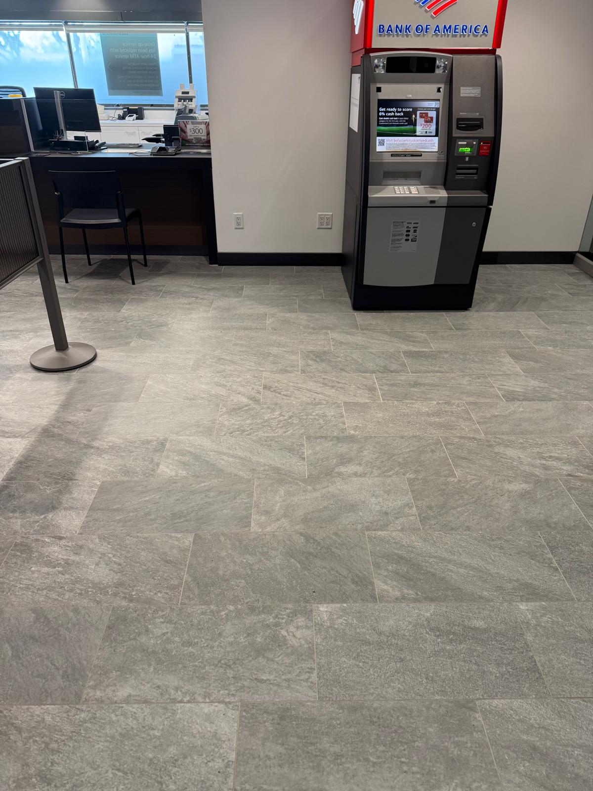 Bank of America lobby flooring