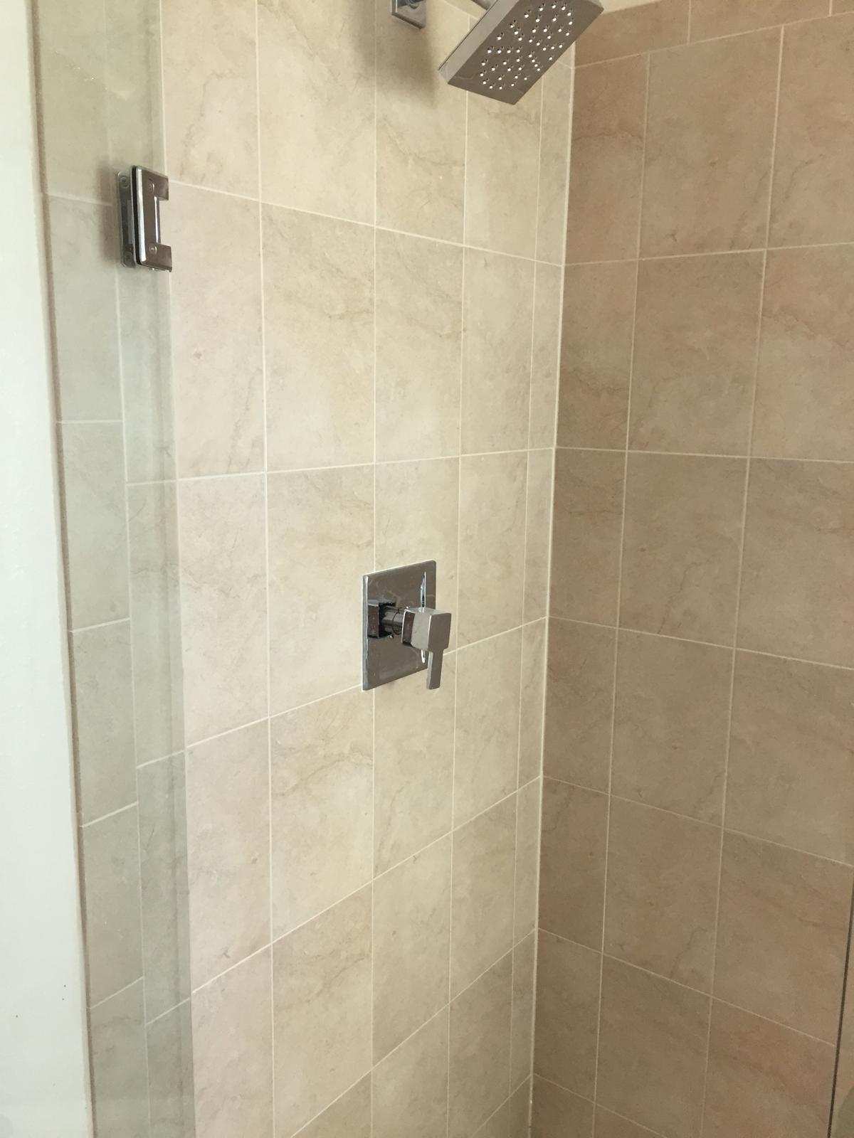 Bathroom remodel finished space