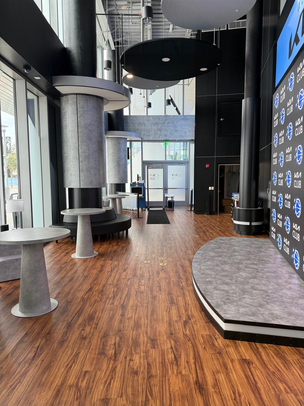 Kia Club LVP installation at Kia Center in Orlando