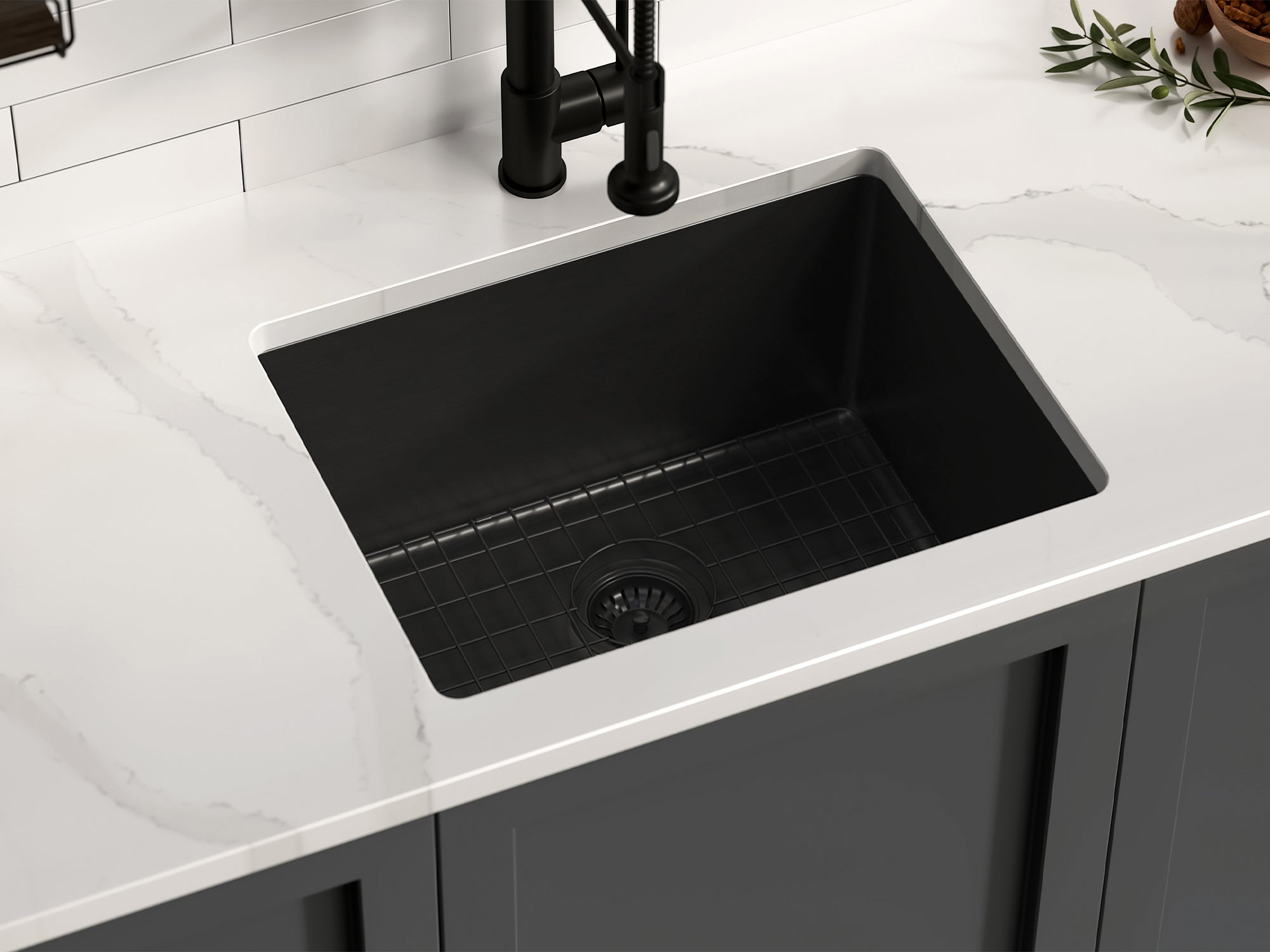 Gunmetal Black Sink