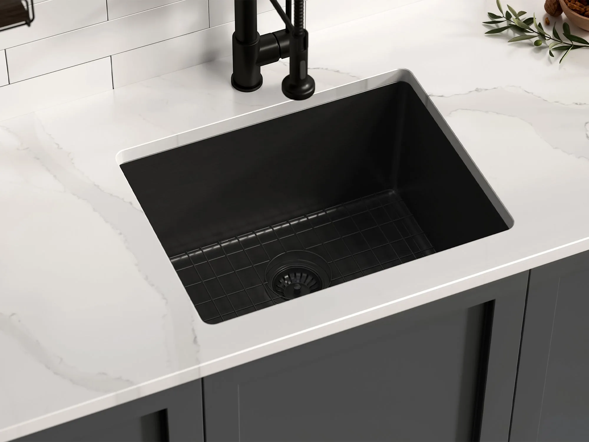 Gunmetal Black Sink