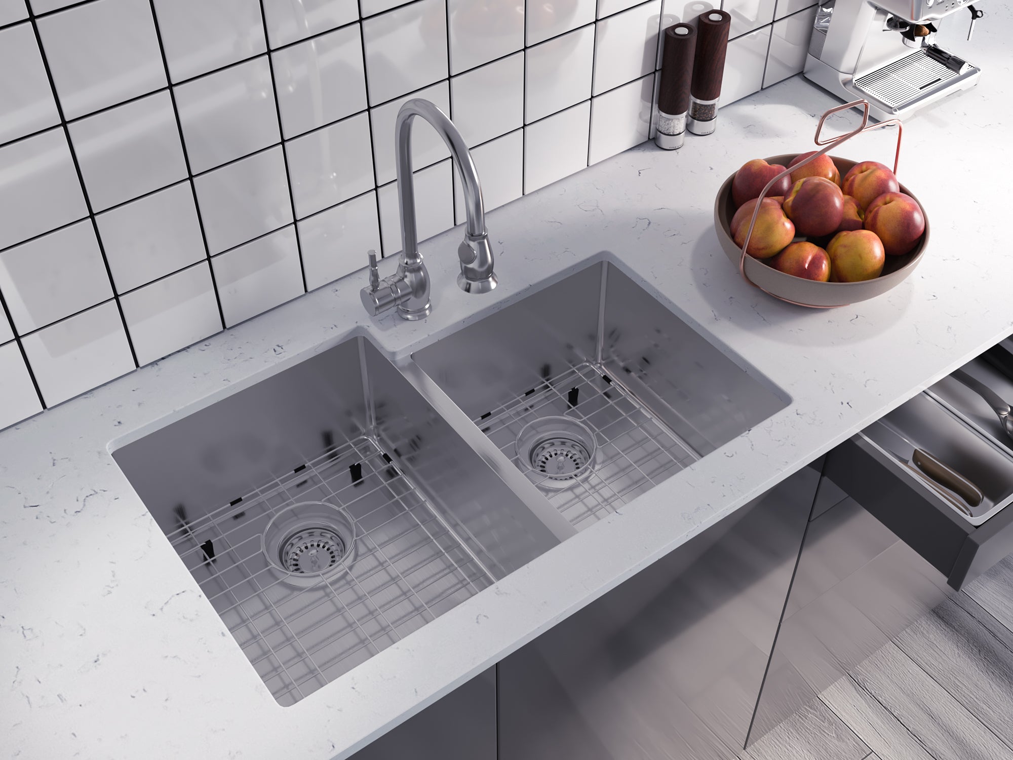 Stainless Steel Sink installed