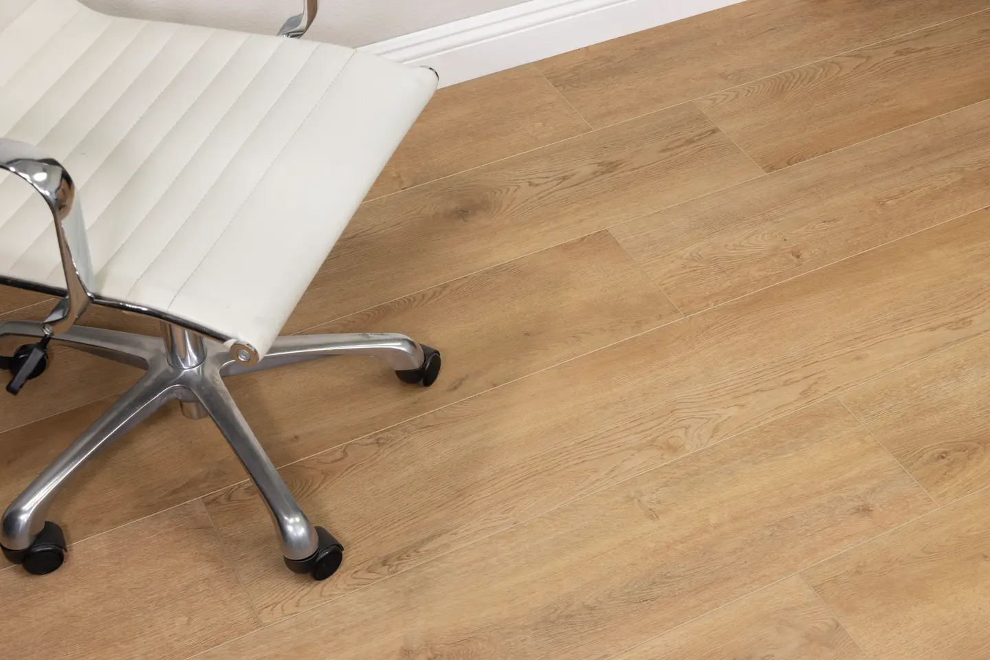Catamaran LVP flooring with matching stair nosing for seamless home design