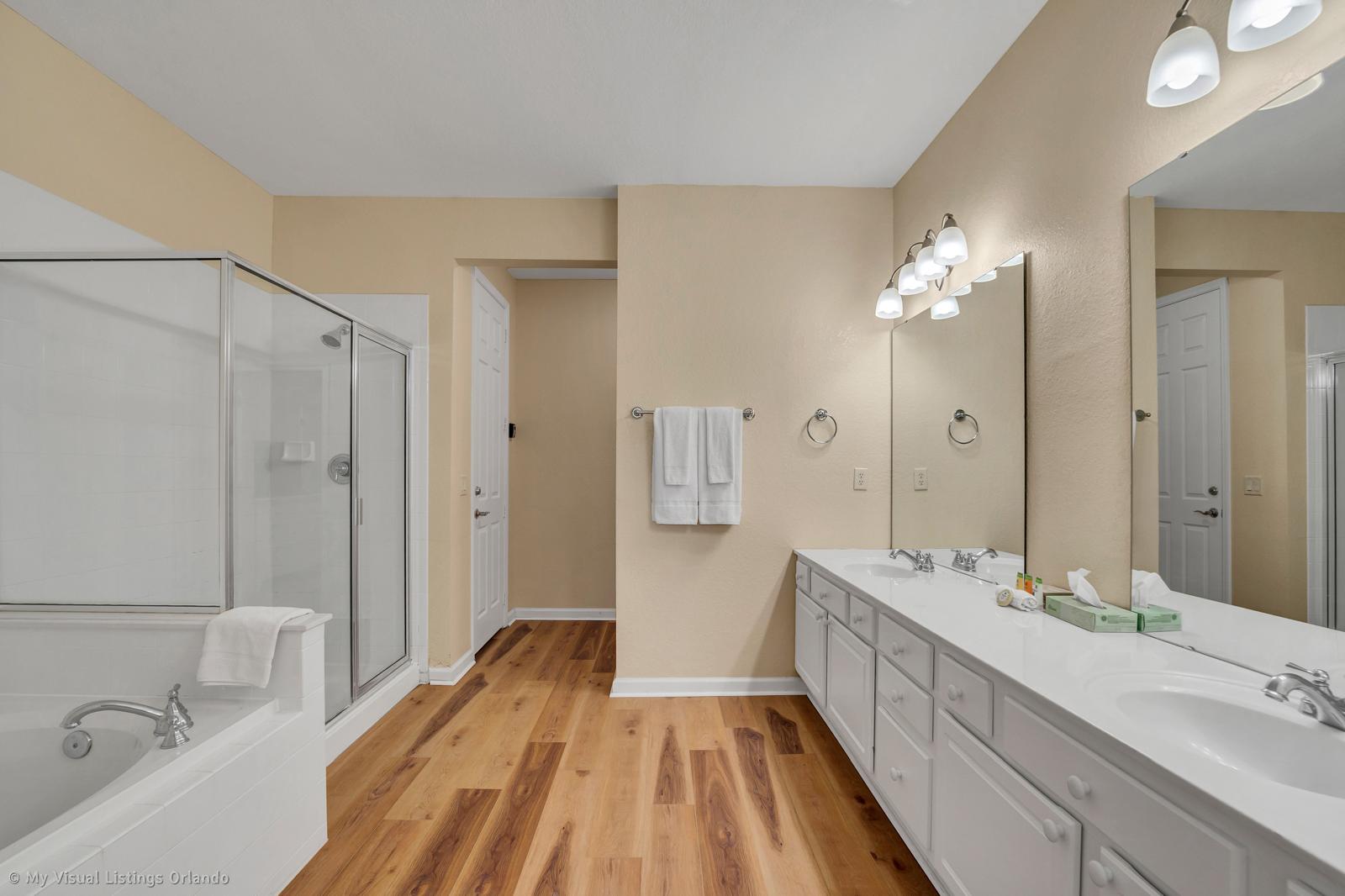 Vista Cay Resort bathroom and residential units